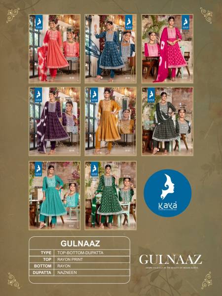 Gulnaaz By Kaya Designer Readymade Suits Catalog